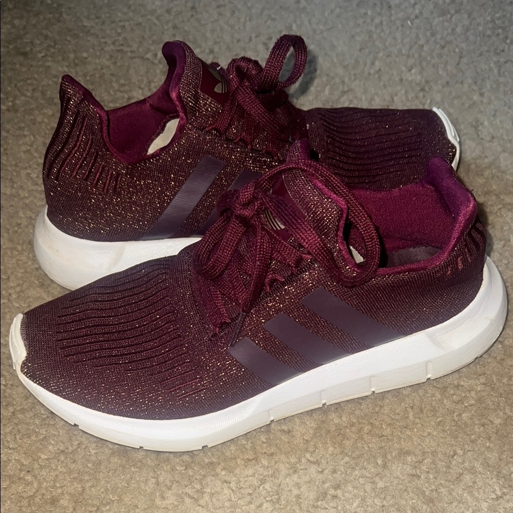 Adidas Women's Burgundy Sneakers